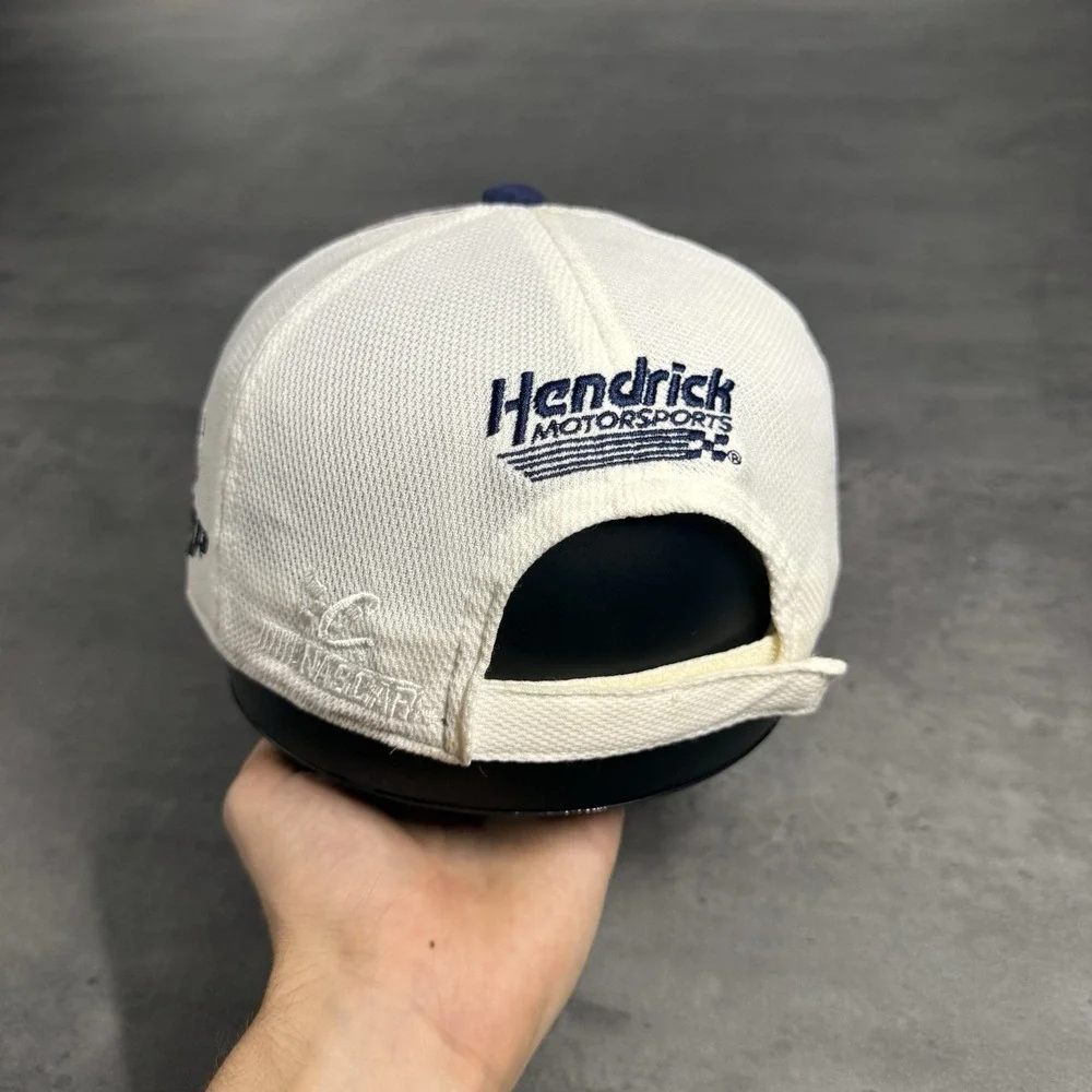 Dale Earnhardt Jr Hat Chase Authentic Cap Nascar F1 White Blue National Guard 88